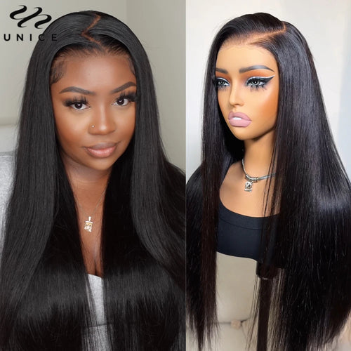 UNICE Pre Everything 7x5 13x4 Human Hair Lace Frontal Wig Pre Cut Pre