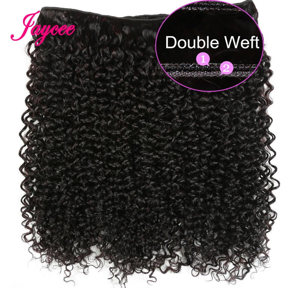 Afro Kinky Curly Hair 1/ 3 / 4 Bundles Deal Raw Indian Hair Bundles