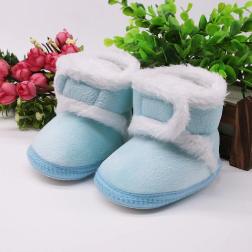 Winter Snow Baby Boots Newborn Warm Booties Soft Sole First Walkers