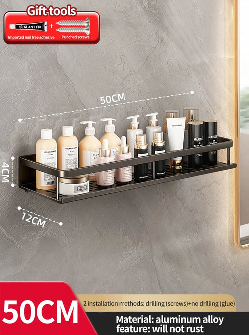 bathroom rack bathroom shelf toilet space aluminum hanging rack