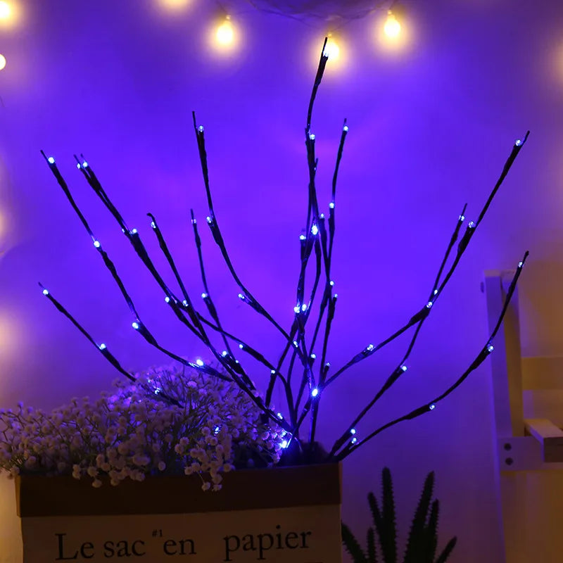 20 LED Branch Light Lights Battery Power Multicolour Fairy String