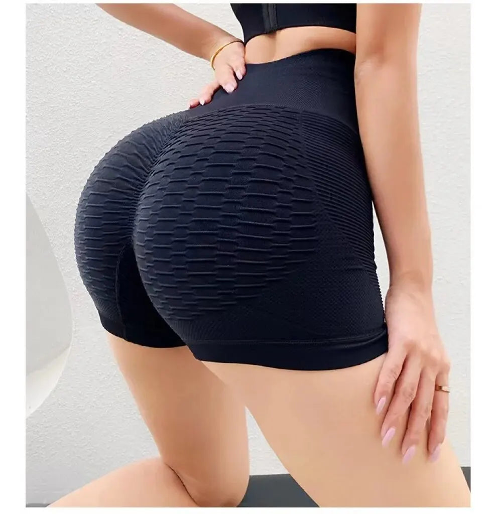 Women Sport Shorts High Waist Push Up Booty Workout Short Sexy Tummy