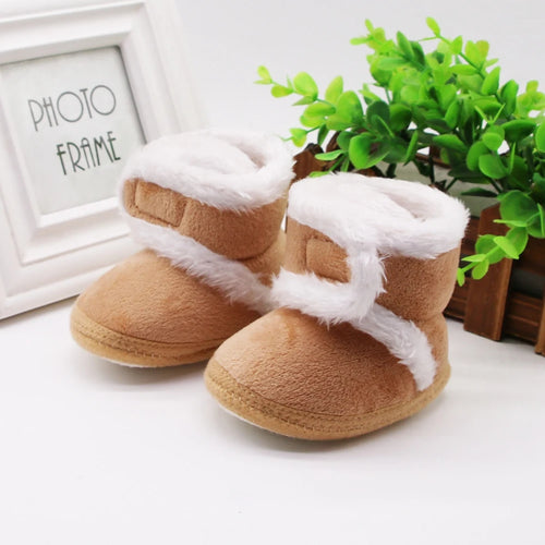 Winter Snow Baby Boots Newborn Warm Booties Soft Sole First Walkers