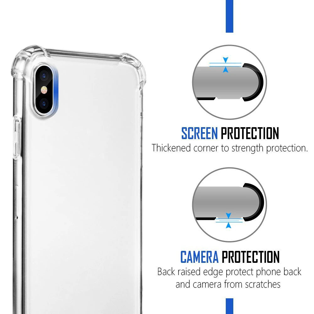 Anti-knock Fundas For iPhone X Case For iphone 6s 7 8 plus X XS MAX XR