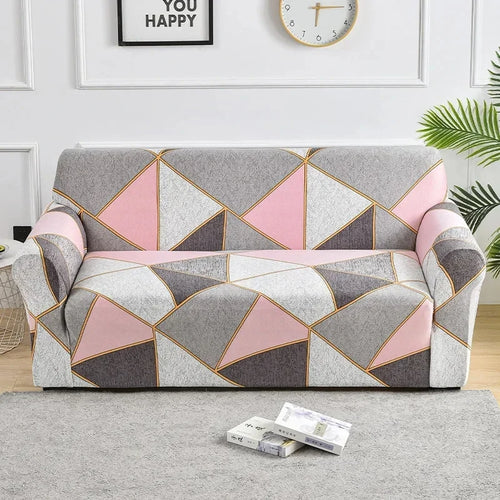 1pc Flower Printed Elastic Sofa Cover Antidirty Spandex Sofa Cover