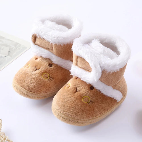 Winter Snow Baby Boots Newborn Warm Booties Soft Sole First Walkers