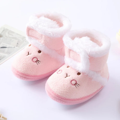 Winter Snow Baby Boots Newborn Warm Booties Soft Sole First Walkers