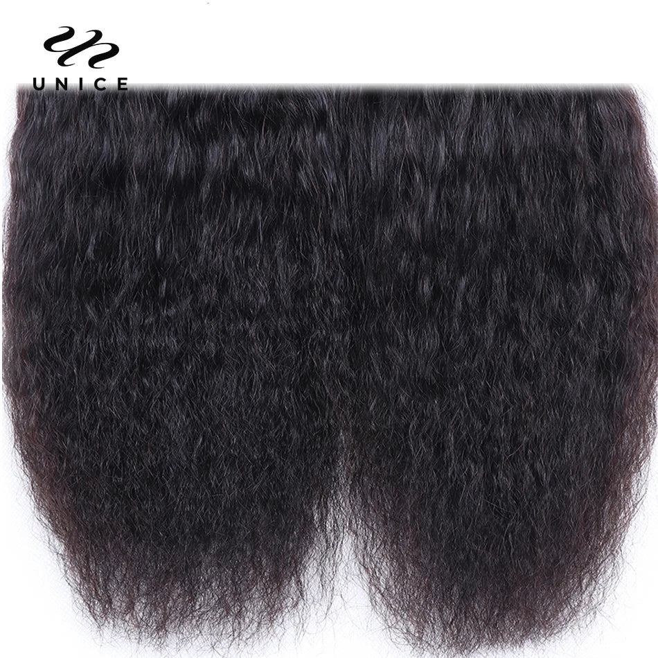 Unice Hair 1/3/4 Brazilian Affordable Kinky Straight Bundles Deal 100%