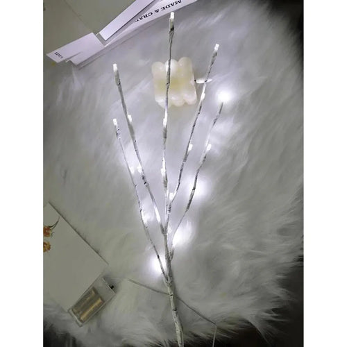 1 PC White Birch Branch Light LED Festive Lights Battery Operated For