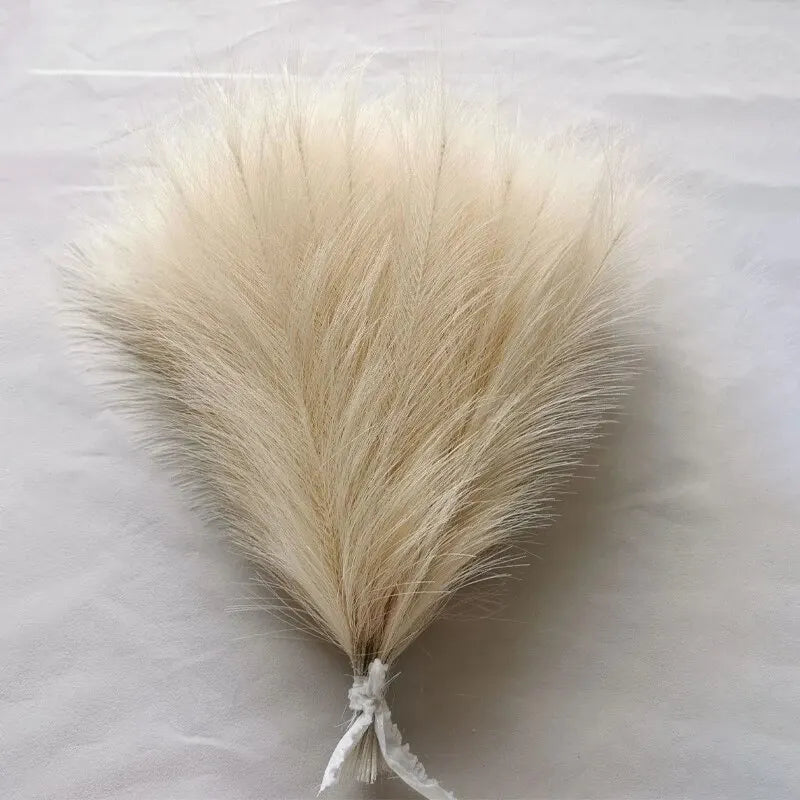 10PCS/lot Artificial Flowers Fluffy Pampas Grass Bouquet for Wedding