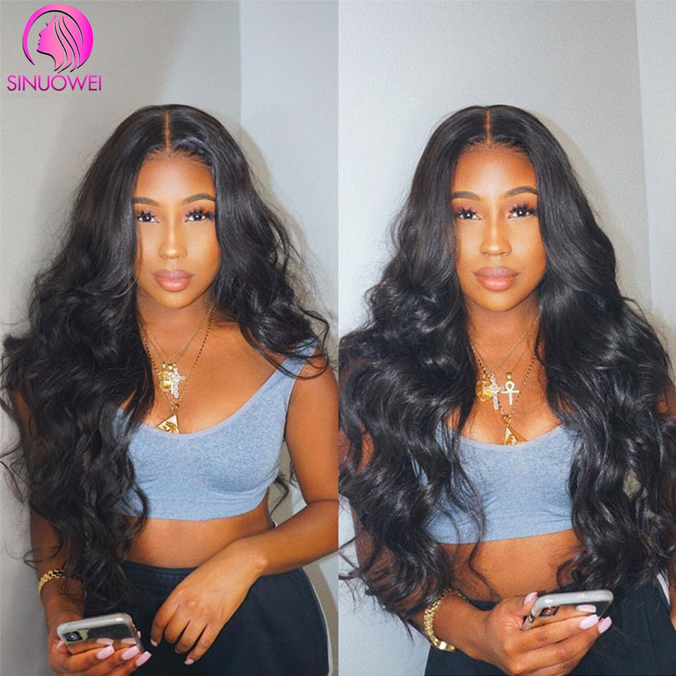 V U Part Wigs Human Hair Wig Body Wave Color | Water Wave Glueless Wig